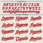Personalized Two Tone Varsity Letterman Jacket Cream Orange-Purple Full-Snap Bomber Personalized Cream Orange-Purple Bomber