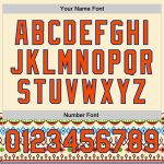 Custom 3D Traditional African Ethnic Style Baseball Jersey in Cream Orange-Royal Personalized Cream Orange-Royal 3D Traditional