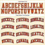 Personalized Authentic Throwback Basketball Jersey - Cream Orange and Royal Personalized Cream Orange-Royal Authentic Throwback