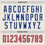 Personalized Royal Orange Hockey Jersey for Men and Women - Custom Sportswear Personalized Cream Orange-Royal Hockey Jersey