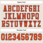 Personalized Orange Royal Mesh Authentic Football Jersey - Customizable Team Apparel Personalized Cream Orange-Royal Mesh