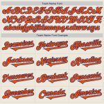 Personalized Cream and Orange Two-Tone Baseball Jersey for Men and Women Personalized Cream Orange-Royal Two Tone Baseball