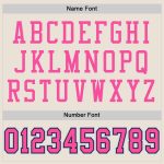 Custom Pink Black Light Blue Football Jersey - Personalized Name & Number Mesh Authentic Design Personalized Cream Pink Black-Light