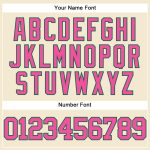 Personalized Pink Green Authentic Throwback Baseball Jersey - Customizable Mesh Design Personalized Cream Pink-Kelly Green