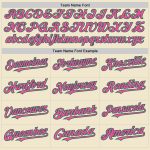 Personalized Pink and Green Mesh Baseball Jersey with Custom Name and Number - Authentic Throwback Team Style Personalized