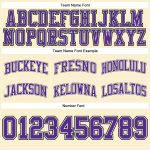 Personalized Purple Black Cream Throwback Basketball Shorts for Men and Women Personalized Cream Purple-Black Throwback Basketball