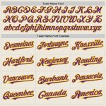 Custom Purple Gold Baseball Jersey with Pinstripe Design - Personalized Cream Personalized Cream (Purple Gold Pinstripe)
