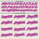 Personalized Purple Cream Pinstripe Unisex Softball Jersey - Soft and Stylish Two-Button Design Personalized Cream Purple