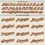 Personalized Purple-Gold Baseball Jersey with Cream Pinstripes Personalized Cream Purple Pinstripe Purple-Gold Baseball Jersey