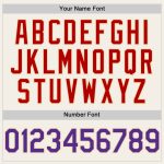 Custom Name & Number Baseball Jersey - Personalized 3D Pattern Design in Cream Purple-Red Confetti Personalized Cream Purple-Red