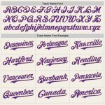 Custom Name & Number Baseball Jersey - Personalized 3D Pattern Design in Cream Purple-Red Confetti Personalized Cream Purple-Red