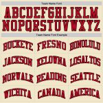 Custom Red and Black Authentic Throwback Baseball Jersey Shirt with Personalized Name and Number - Rib-Knit Design Personalized