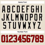 Custom Name and Number Red-Black Hockey Lace Neck Jersey - Personalized Team Jersey Personalized Cream Red-Black Hockey Lace