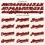 Personalized Baseball Jersey - Cream Red and Black Sleeveless Design Personalized Cream Red-Black Sleeveless Baseball Jersey