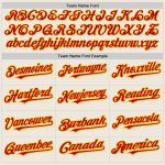 Custom Personalized Red Gold Green Baseball Jersey with Name and Number - Authentic Team Apparel Personalized Cream Red Gold-Green