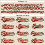 Personalized Hockey Jersey in Cream Red and Kelly Green Lace Neck Design Personalized Cream Red-Kelly Green Hockey Lace Neck