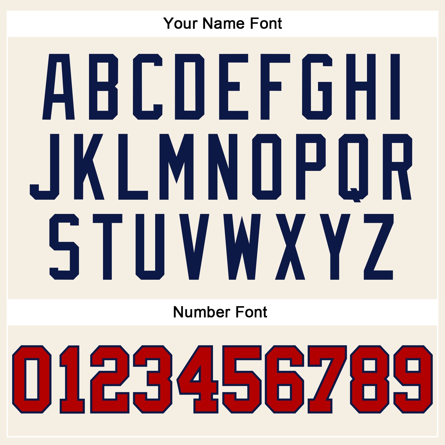 Personalized Cream Red-Navy Authentic Sleeveless Baseball Jersey Team Custom Name and Number Custom Name Number Baseball Jersey - Red Navy Personalized Sleeveless Authentic Team Gear Personalized Cream Red-Navy Authentic - Image 4