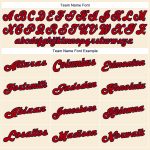 Personalized Red-Navy Baseball Jersey for Kids - Custom Cream Design 3 Personalized Cream Red-Navy Baseball Jersey 3