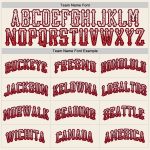 Personalized Red Navy Cream Fashion Baseball Jersey for Men and Women Personalized Cream Red-Navy Drift Fashion Baseball