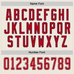 Custom Red and Navy Hockey Jersey - Personalize Your Team Spirit with a Unique Design Personalized Cream Red-Navy Hockey