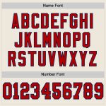 Custom Red Navy Cream Football Jersey for Men and Women Personalized Cream Red-Navy Mesh Football Jersey