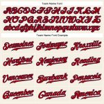Personalized Red Navy Sleeveless Baseball Jersey for Men and Women Personalized Cream Red-Navy Sleeveless Baseball Jersey