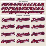 Custom Red-Royal Baseball Jersey Personalized Design | Perfect Gift 100 Personalized Cream Red-Royal Baseball Jersey 100