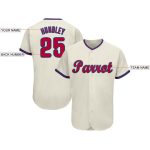 Personalized Red-Royal Cream Baseball Jersey for Men and Women - Custom Sports Apparel Personalized Cream Red-Royal Baseball