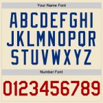 Custom Personalized Red-Royal Cream Baseball Jersey with Name and Number - Authentic Throwback Design Personalized Cream