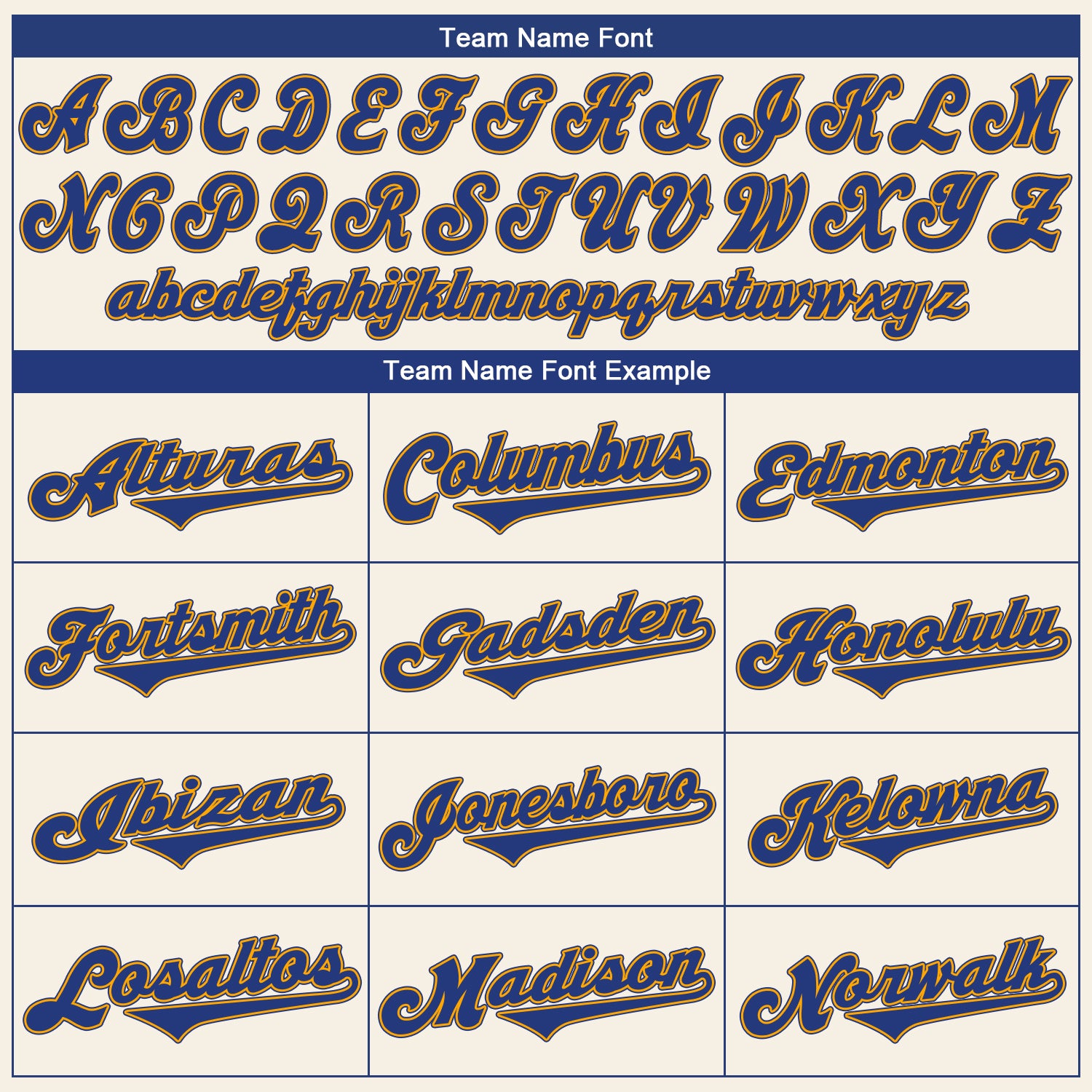 Personalized Cream Royal-Gold Authentic Baseball Jersey Personalized Authentic Baseball Jersey in Cream and Royal-Gold Color Personalized Cream Royal-Gold Authentic Baseball Jersey - Image 5