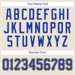 Custom Cream and Royal Gold Authentic Baseball Jersey - Personalized Sports Apparel Personalized Cream Royal-Gold Authentic