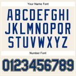 Custom Name and Number Personalized Cream and Royal-Gold Sleeveless Baseball Jersey Personalized Cream Royal-Gold Authentic