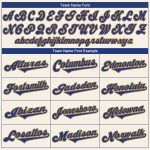 Custom Cream Royal Gold Baseball Jersey - Personalized Design Personalized Cream Royal-Gold Baseball Jersey 3