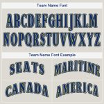 Custom Name and Number Personalized Royal-Gold Baseball Jersey - Team Apparel Personalized Cream Royal-Gold Baseball Jersey