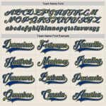 Custom Name and Number Hockey Jersey in Cream and Royal Gold - Personalized Team Apparel Personalized Cream Royal-Gold Hockey