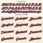 Custom Team Performance T-Shirt with Personalized Name and Number - Cream Royal-Orange Personalized Cream Royal-Orange Performance