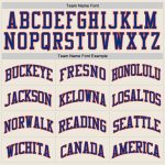 Custom Cream Royal-Orange Basketball Jersey - Personalized Throwback Style Personalized Cream Royal-Orange Throwback Basketball