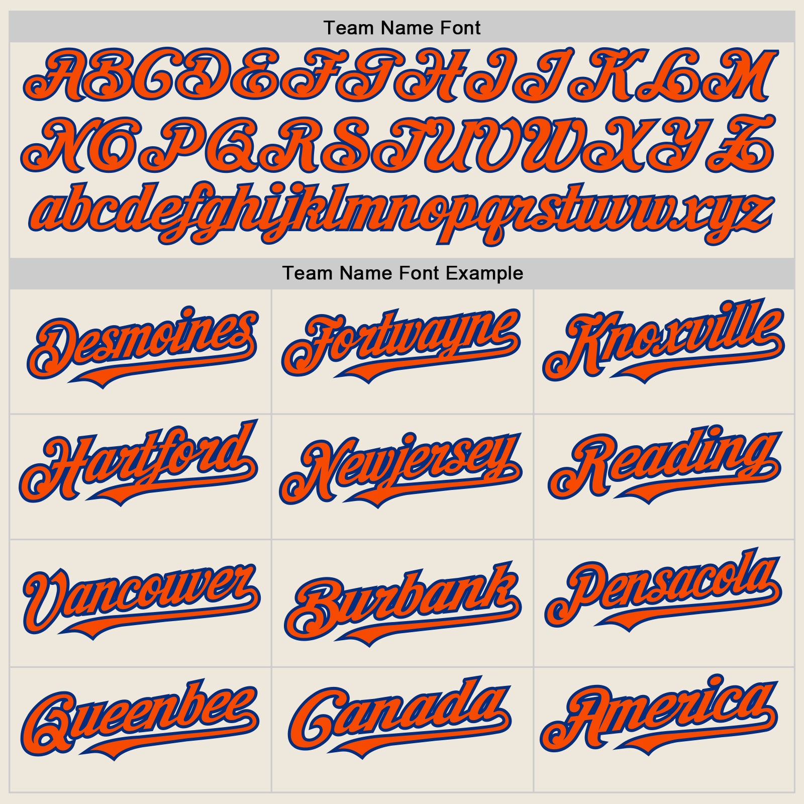 Personalized Cream Royal Pinstripe Orange Two-Button Unisex Softball Jersey Team Custom Name and Number Custom Name and Number Personalized Unisex Softball Jersey - Cream Royal Pinstripe Orange Two-Button Design Personalized - Image 4