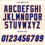 Personalized Cream and Royal Red Baseball Jersey for Custom Sports Apparel Personalized Cream Royal-Red Baseball Jersey