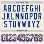 Personalized Royal-Red Cream Drift Baseball Jersey for Men and Women Personalized Cream Royal-Red Drift Fashion Baseball