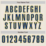 Personalized Royal-Yellow Baseball Jersey for Custom Style and Comfort Personalized Cream Royal-Yellow Baseball Jersey