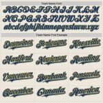 Custom Name and Number Baseball Jersey - Personalized Royal Yellow Pinstripe Authentic Jersey Personalized Cream (Royal Yellow