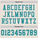 Personalized Teal Gray Mesh Football Jersey - Custom Design Sports Apparel Personalized Cream Teal-Gray Mesh Football Jersey