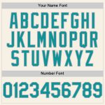 Personalized Teal Gray Baseball Jersey Sleeveless Custom Design for Unisex Personalized Cream Teal-Gray Sleeveless Baseball