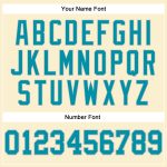 Custom Teal-Gray Throwback Basketball Jersey - Personalized Sports Apparel Personalized Cream Teal-Gray Throwback Basketball