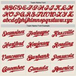 Personalized Teal Pinstripe Red Teal-Gray Baseball Jersey for Men and Women Personalized Cream Teal Pinstripe Red Teal-Gray