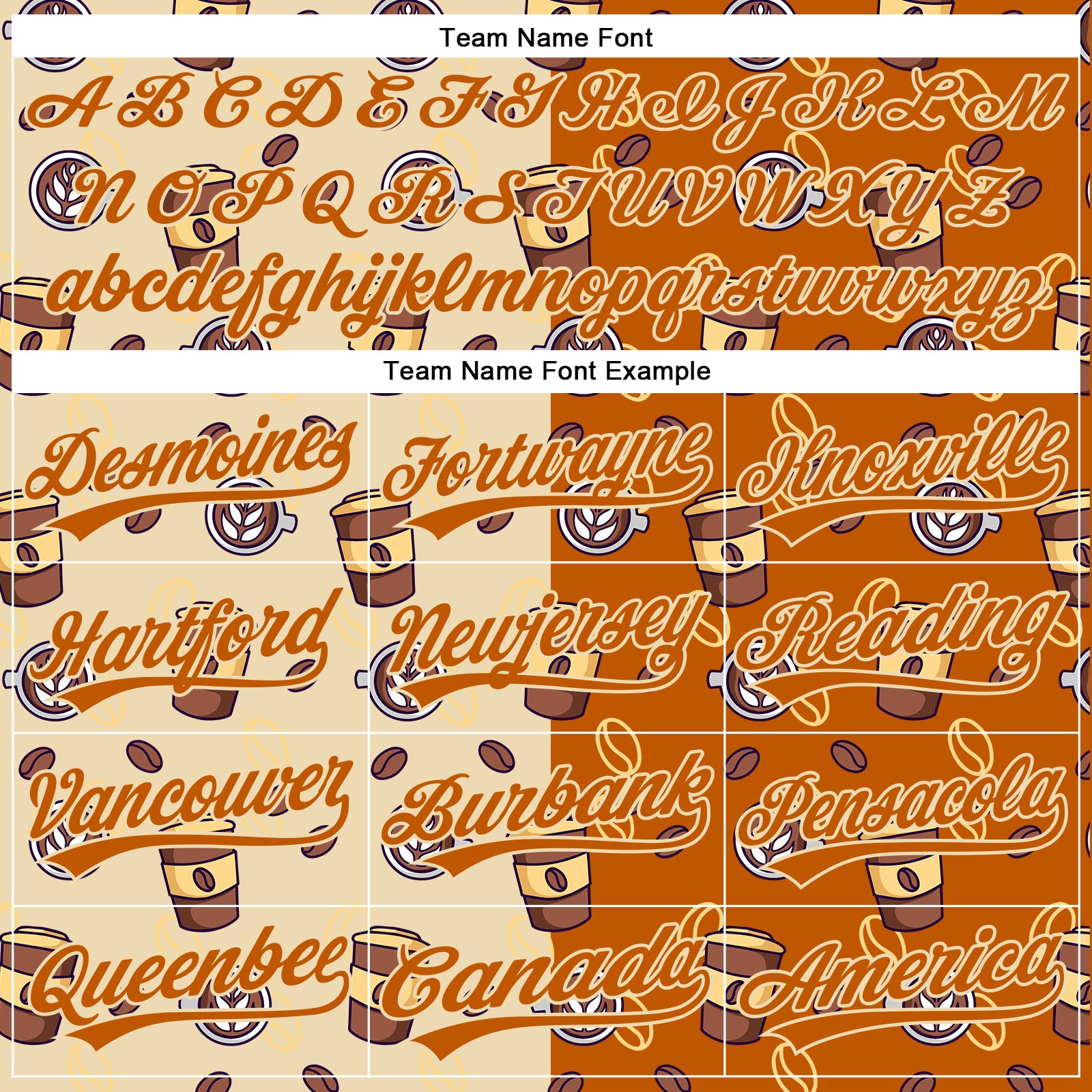 Personalized Cream Texas Orange 3D International Coffee Day Baseball Jersey Personalized Texas Orange 3D Baseball Jersey for International Coffee Day Personalized Cream Texas Orange 3D International - Image 4