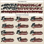 Personalized Vintage USA Flag Hockey Neck Jersey in Cream Black and Maroon Personalized Cream Vintage USA Flag Black-Maroon