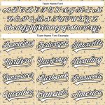 Custom Dog Baseball Jersey with 3D Pattern - Personalized Cream White-Black Design with Name and Number Personalized Cream