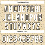 Custom Dog Baseball Jersey with 3D Pattern - Personalized Cream White-Black Design with Name and Number Personalized Cream